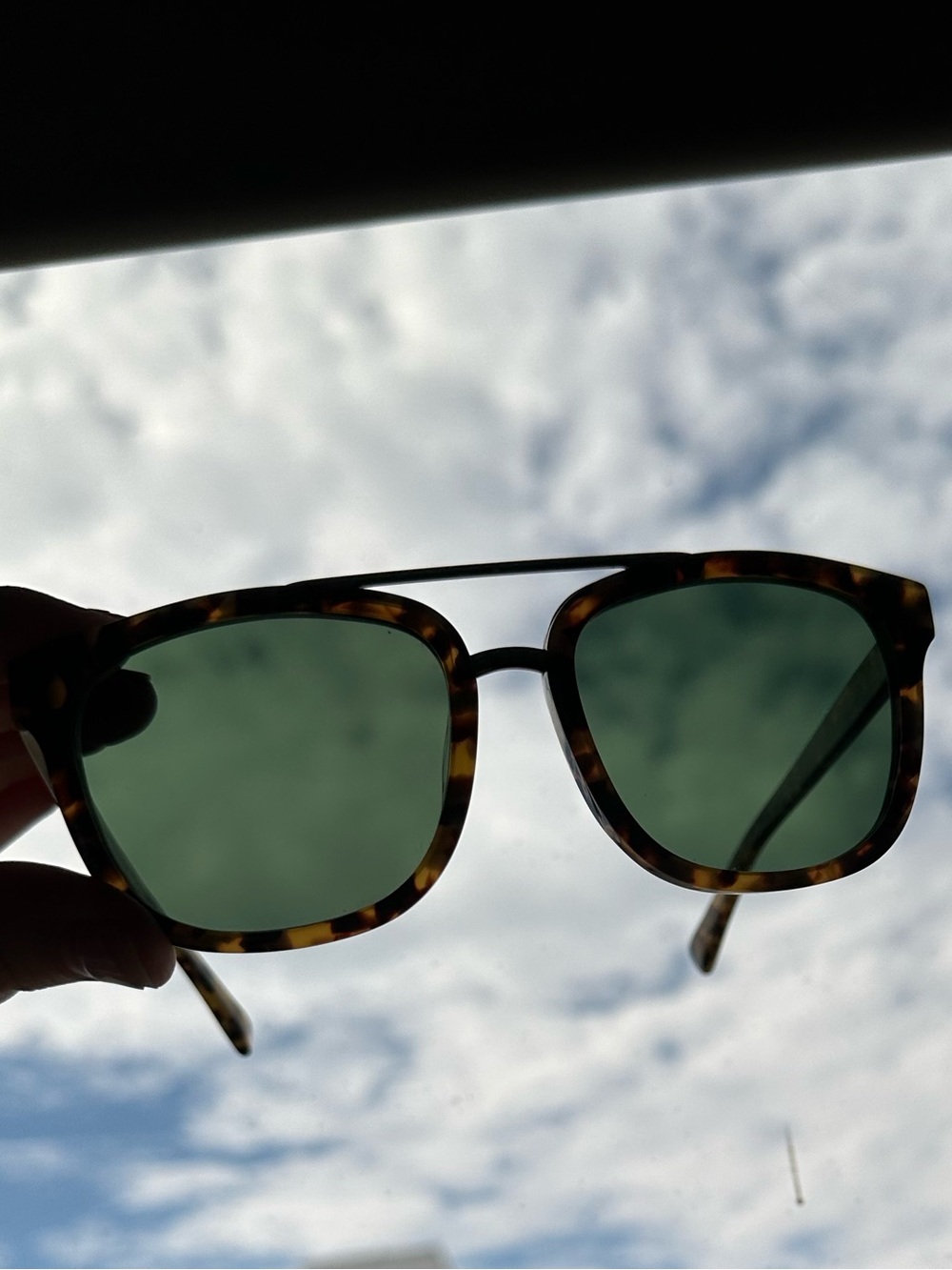 Cole Haan Oversized Tortoise Sunglasses